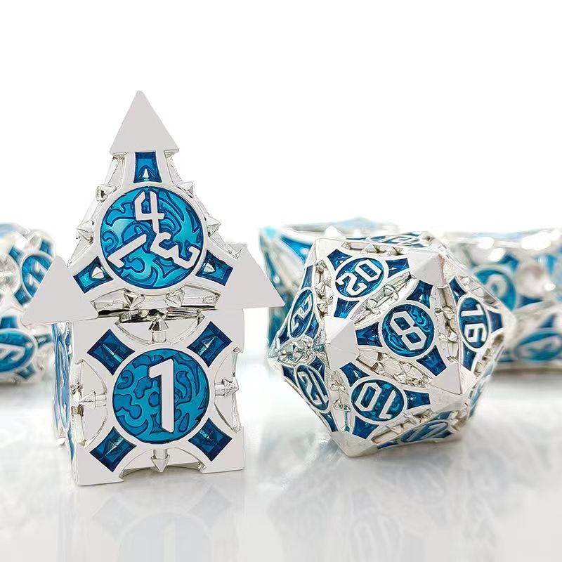 Board Game Rpg - Piezas de Cosplay de 7 D4-D20,