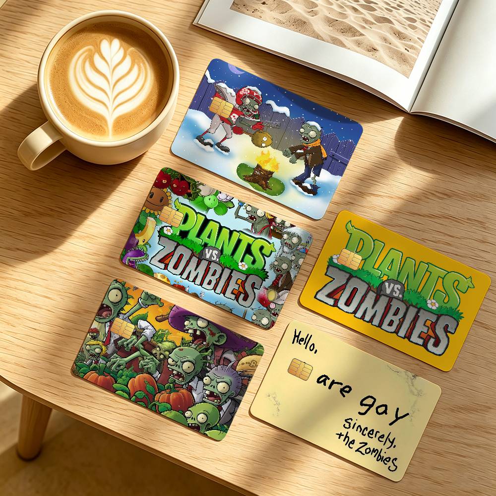 Board Game Zombies - P-Plants vs Z-Zombies Game - Adhesivos