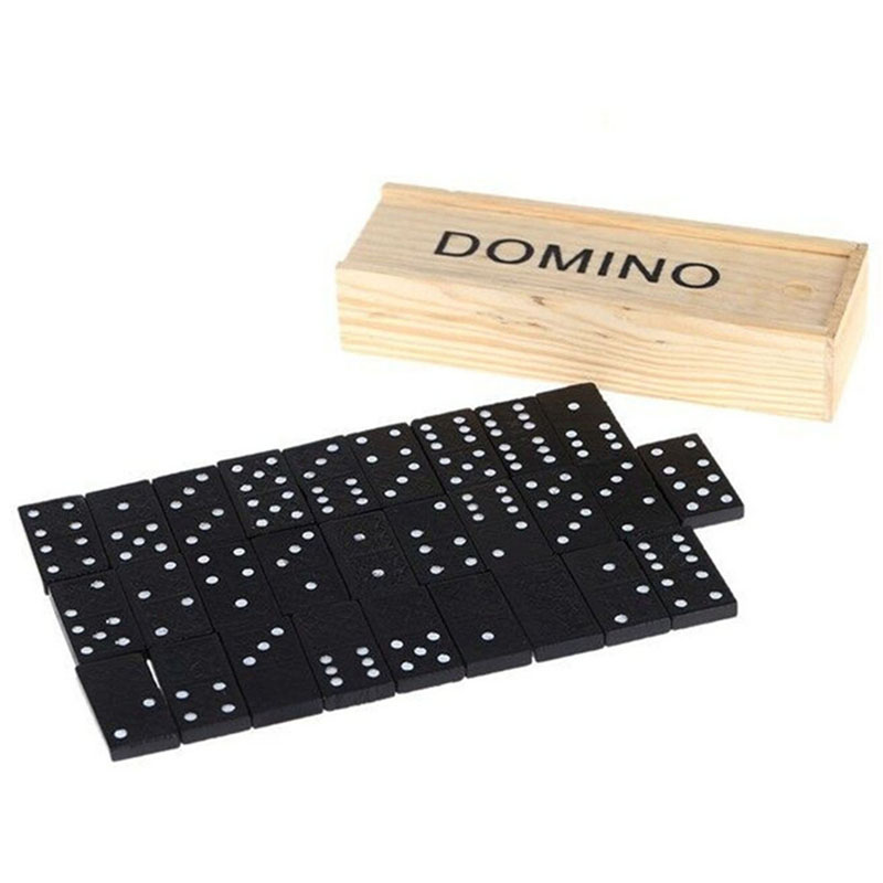 Board Game Monopoli - Juego de Dominó de Madera de