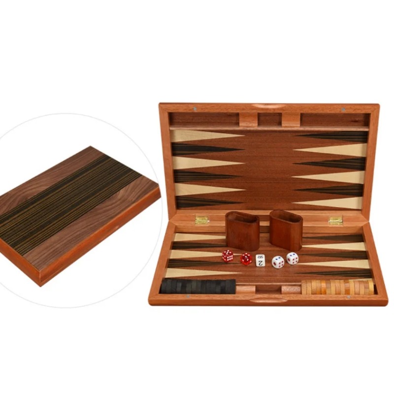 Board Game Harvest - Backgammon de madera de alta calidad,