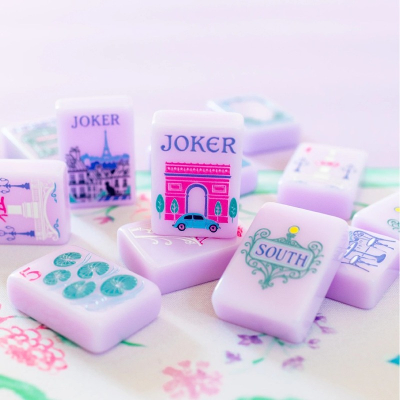 Board Game Mahjong - Juego de Mahjong Americano de Acrílico
