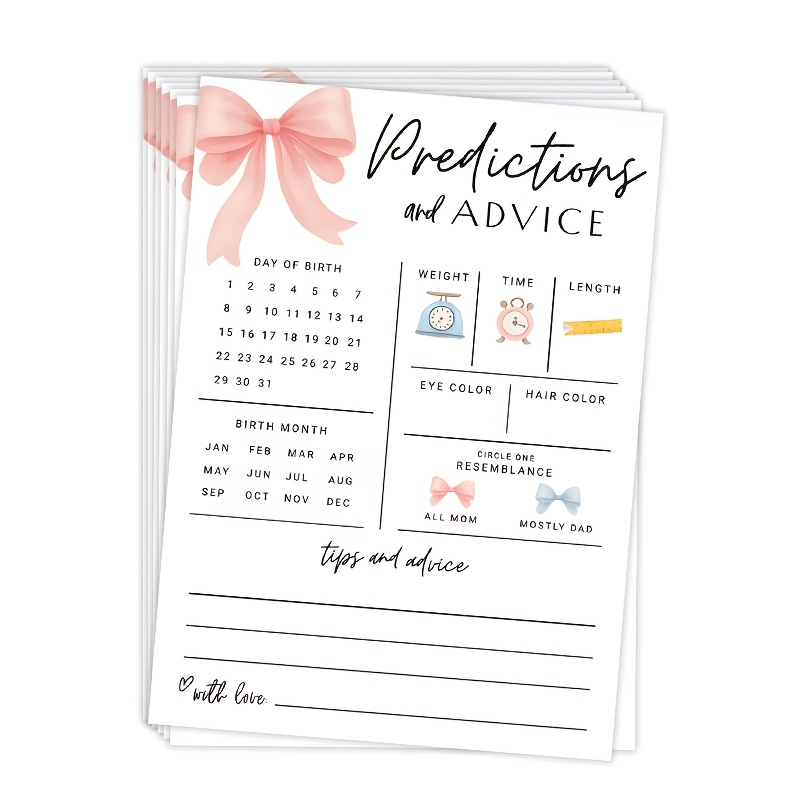 Board Game Simple - 20 Tarjetas de Predicción e Indicación