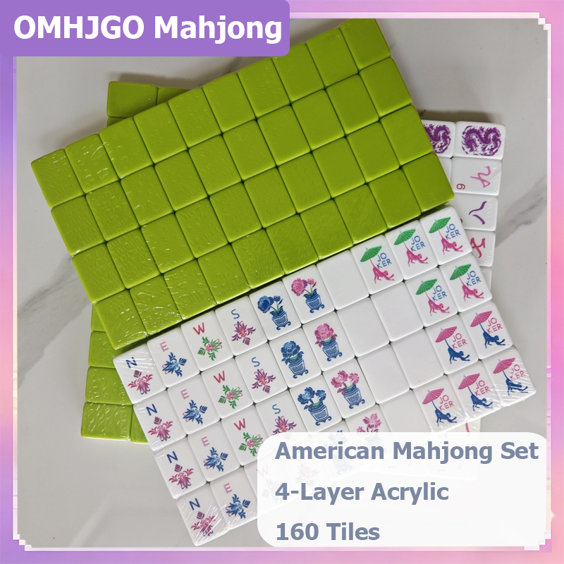 Board Game Mahjong - Juego de Mahjong Americano de Lujo