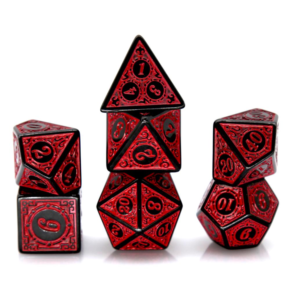 Board Game Live - Juego de dados poliédricos de acrílico,