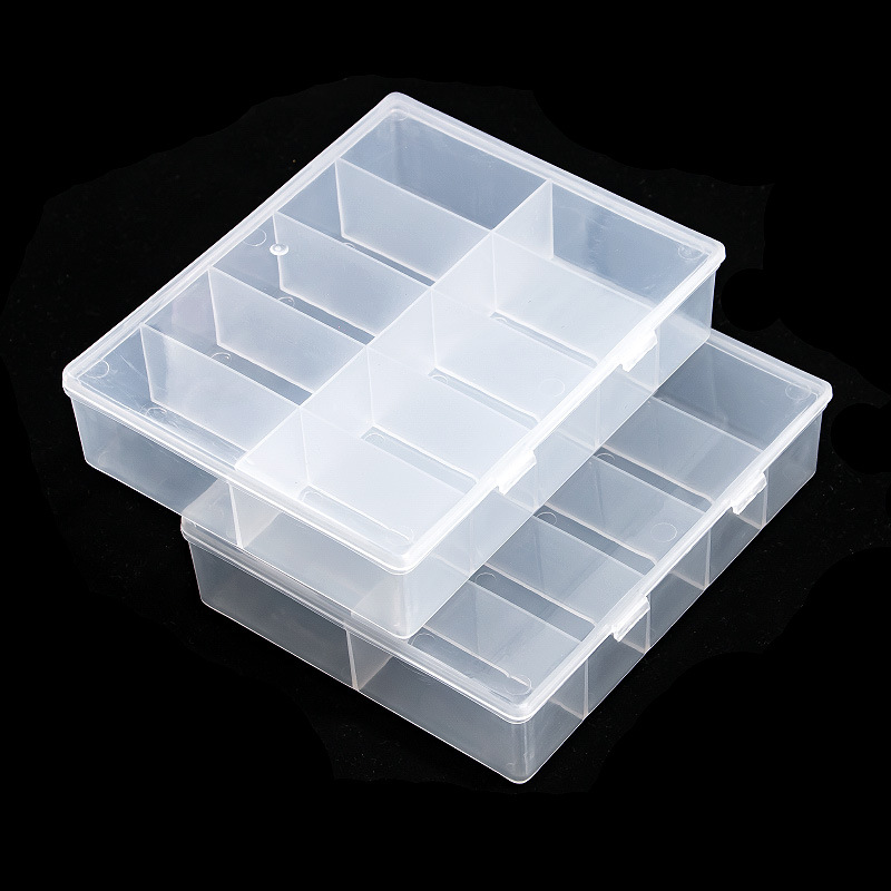 Token Tray Organizer - Caja de almacenamiento transparente vacía con