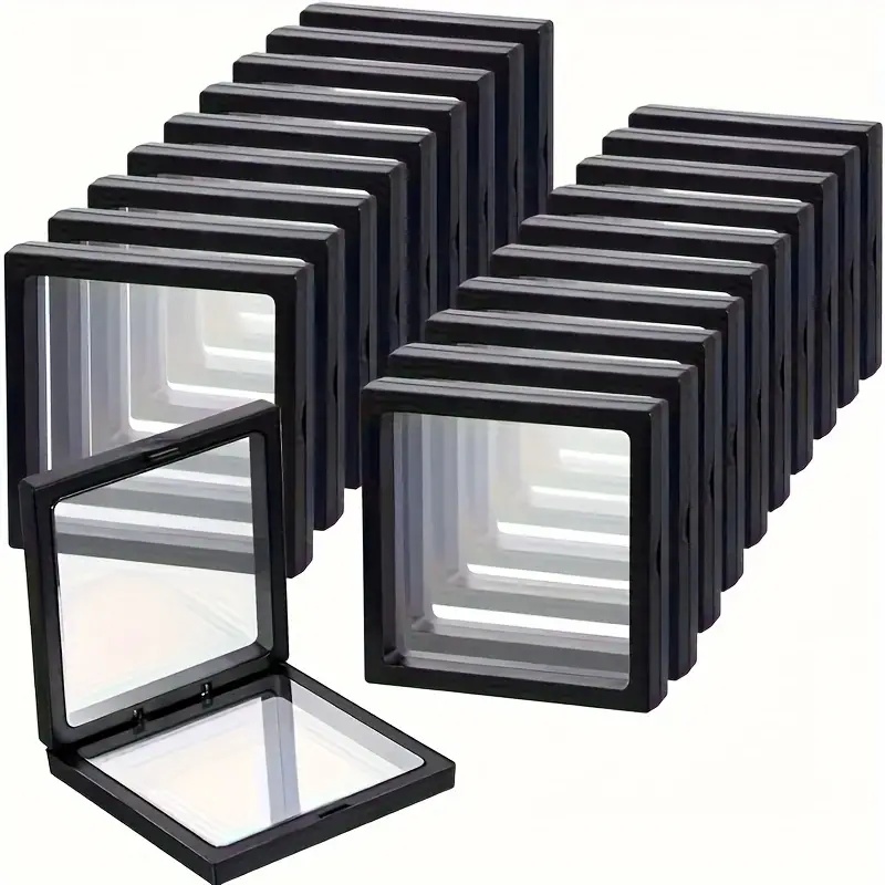 Token Tray Organizer - 20 Unidades de Cajas de Exhibición