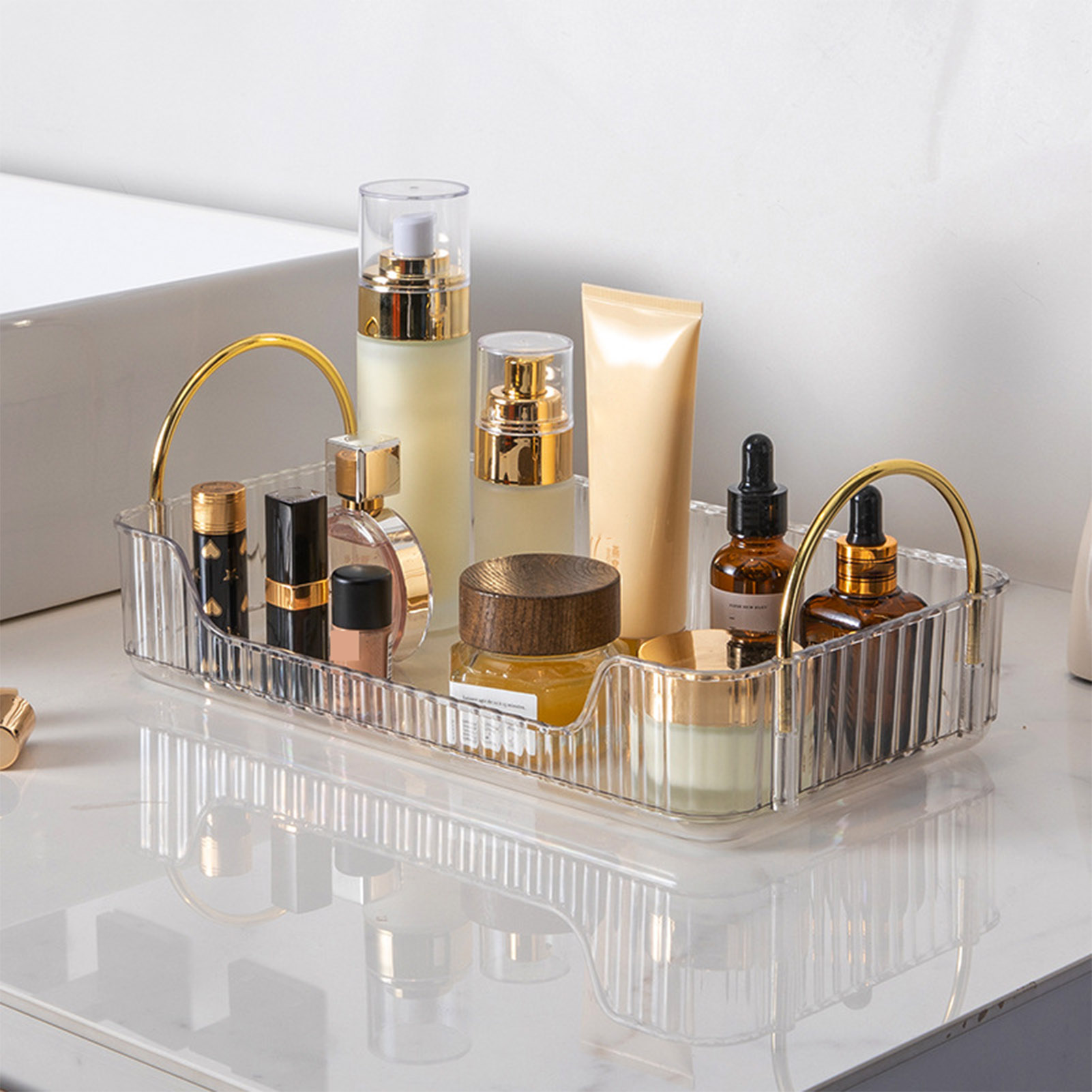 Organizador de baño de lujo, e - Token Tray Organizer reseña y precio