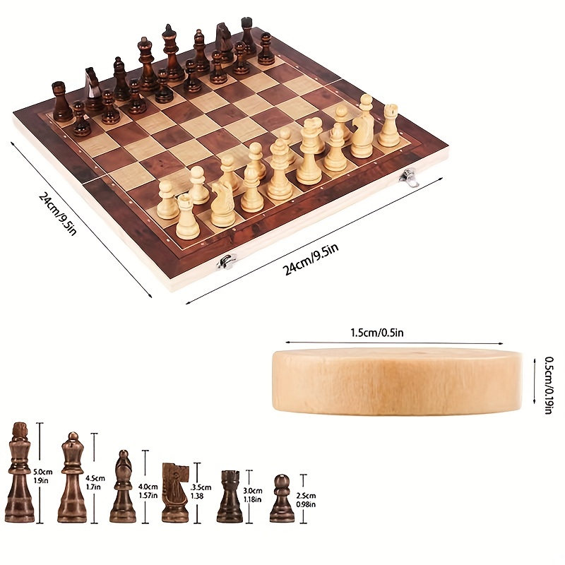 Tablero de ajedrez 3 en 1, tab - Board Game Harvest reseña y precio
