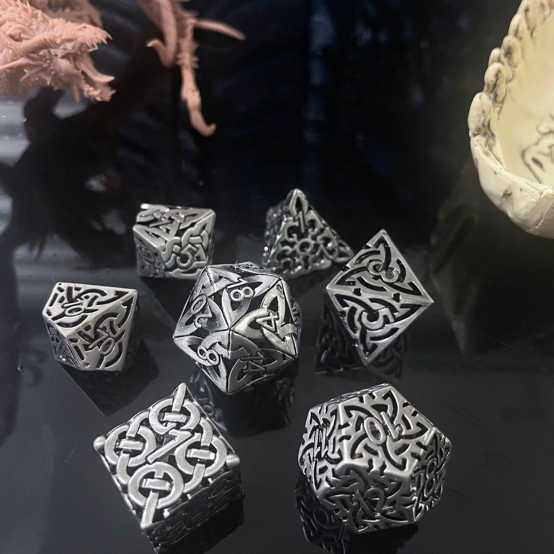 Piezas de Cosplay de 7 D4-D20, - Board Game Rpg reseña y precio