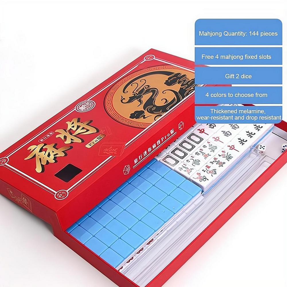 Mini juego de Mahjong portátil - Board Game Organization reseña y precio