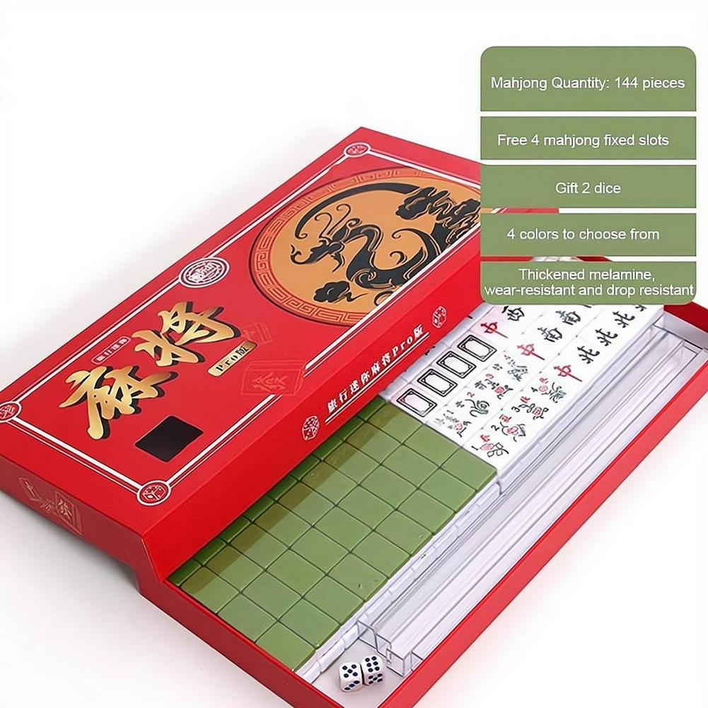 Mini juego de Mahjong portátil - Board Game Organization reseña y precio