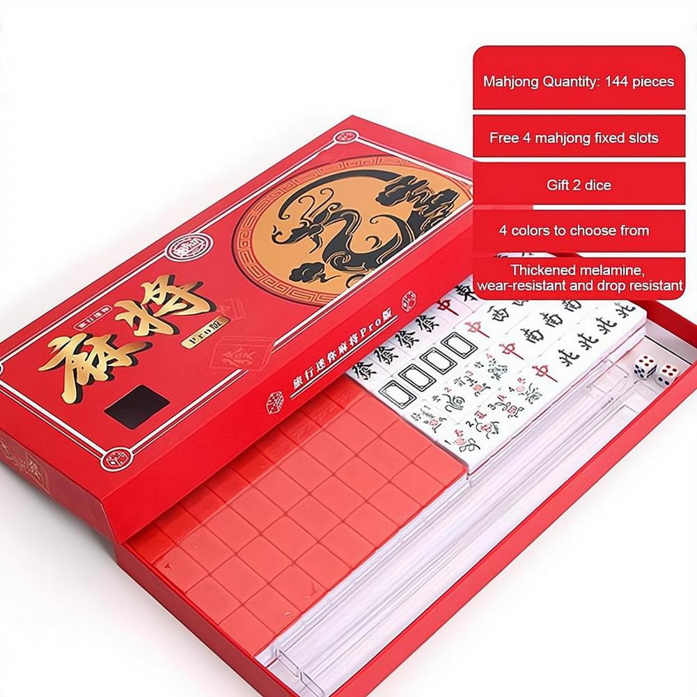 Mini juego de Mahjong portátil - Board Game Organization reseña y precio