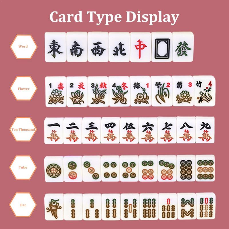 Juegos de mesa Mahjong con bol - Board Game Mahjong reseña y precio