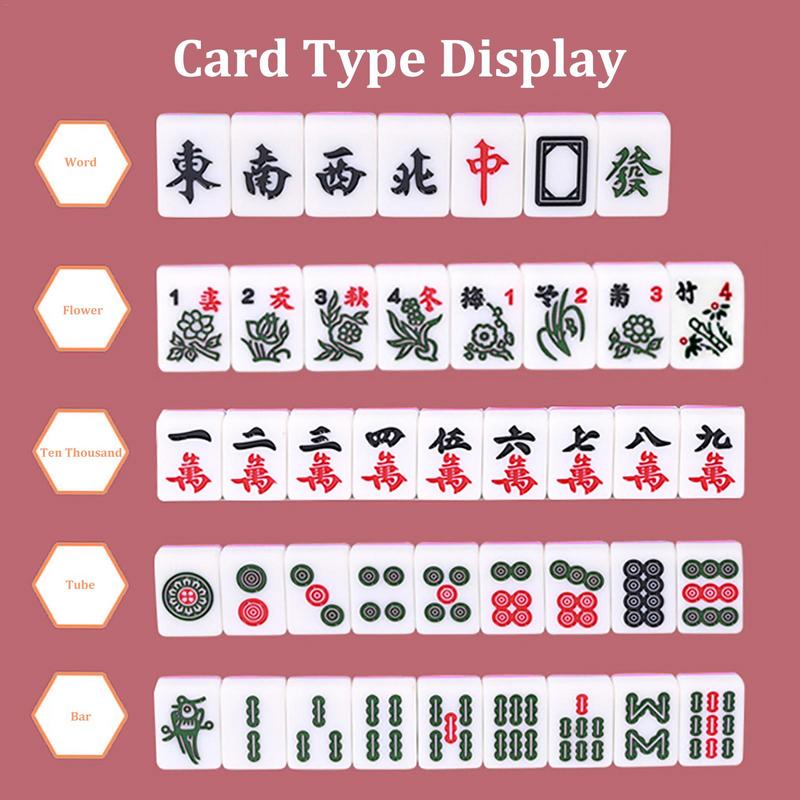 Juegos de mesa Mahjong con bol - Board Game Mahjong reseña y precio