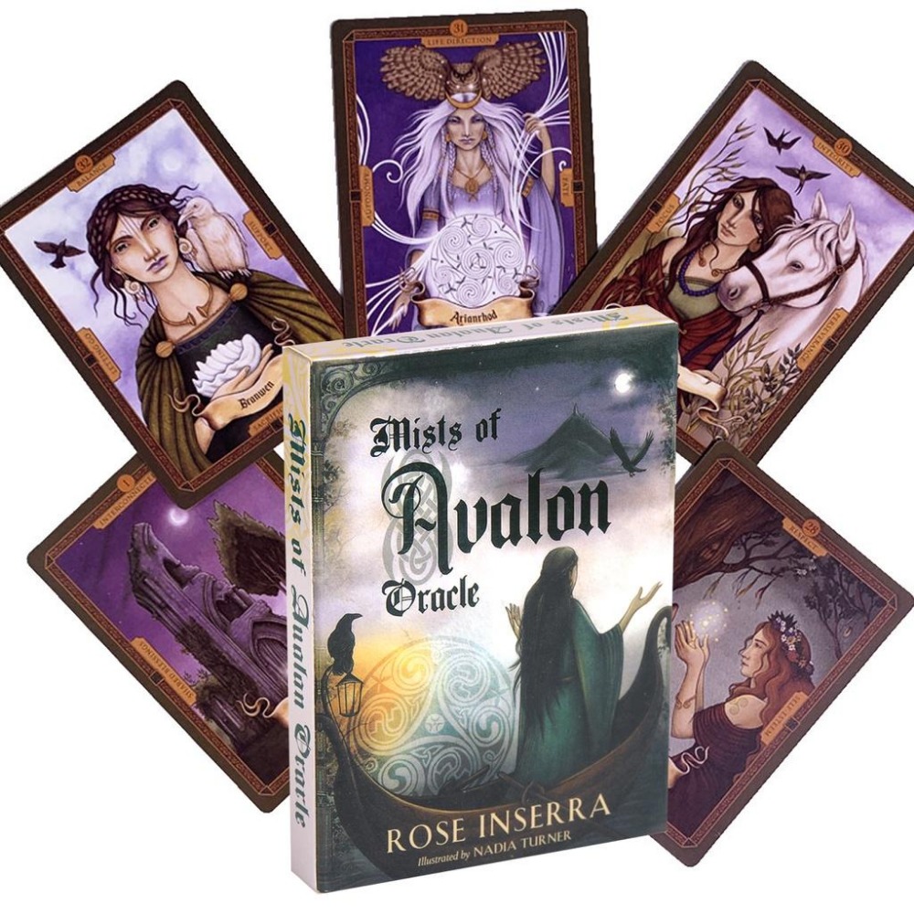 Cartas de oráculo de Mists of  - Board Game Avalon reseña y precio