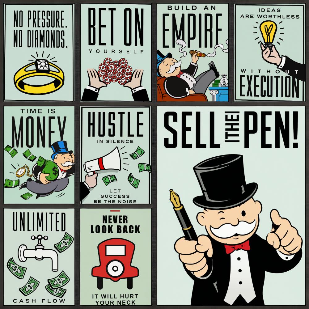 Póster del juego Monopoly Fami - Board Game Monopoli reseña y precio