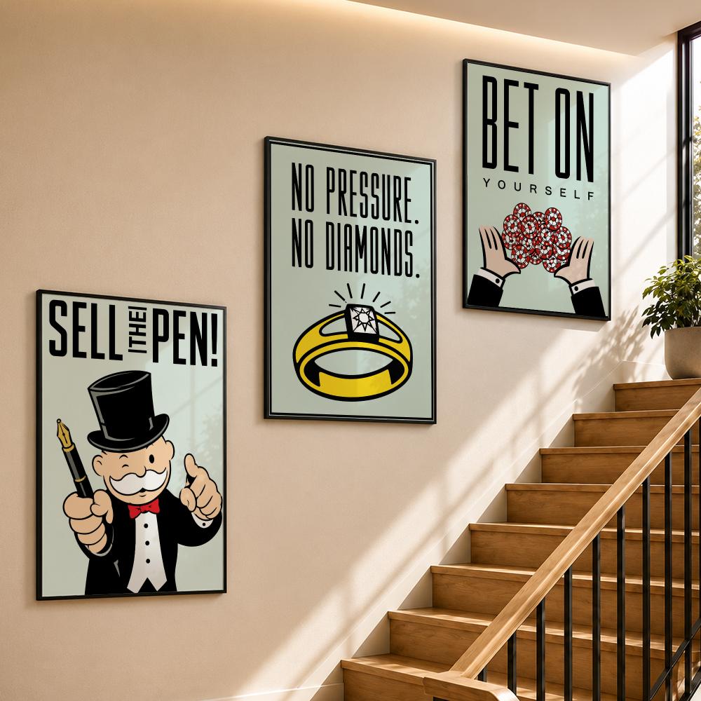 Póster del juego Monopoly Fami - Board Game Monopoli reseña y precio