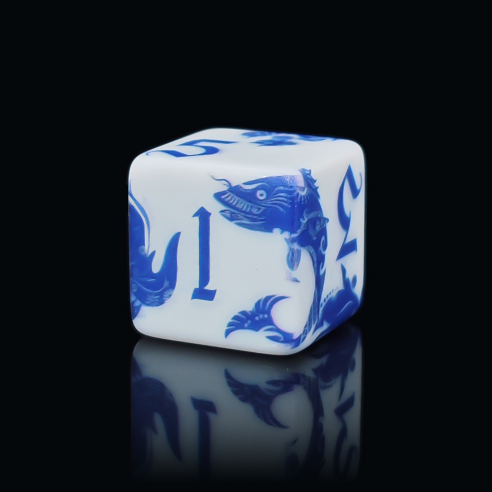 12 dados de porcelana azul y b - Board Game Rpg reseña y precio