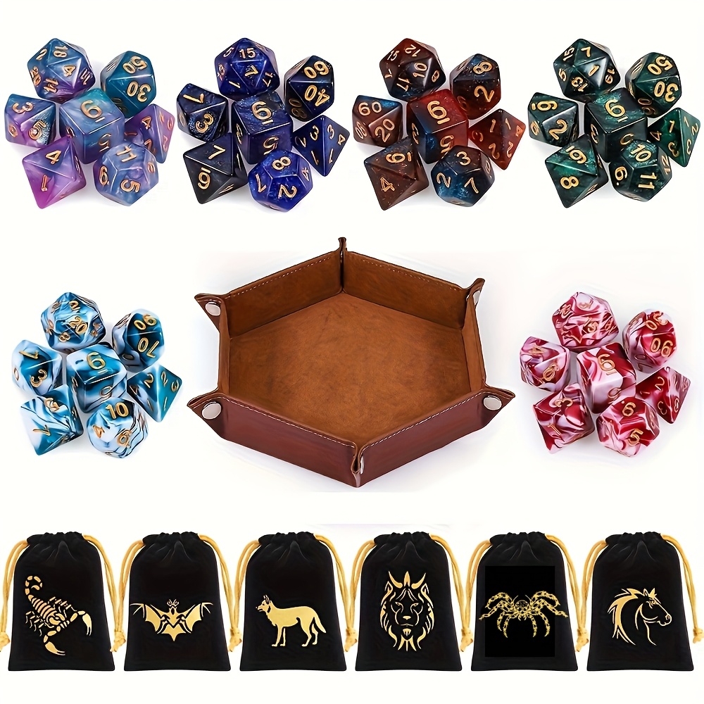 Juegos de dados DND 6/8/12 de  - Board Game Rpg reseña y precio