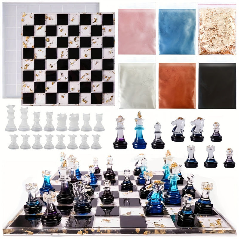 Juego de ajedrez de 23 piezas  - Board Game Diy reseña y precio
