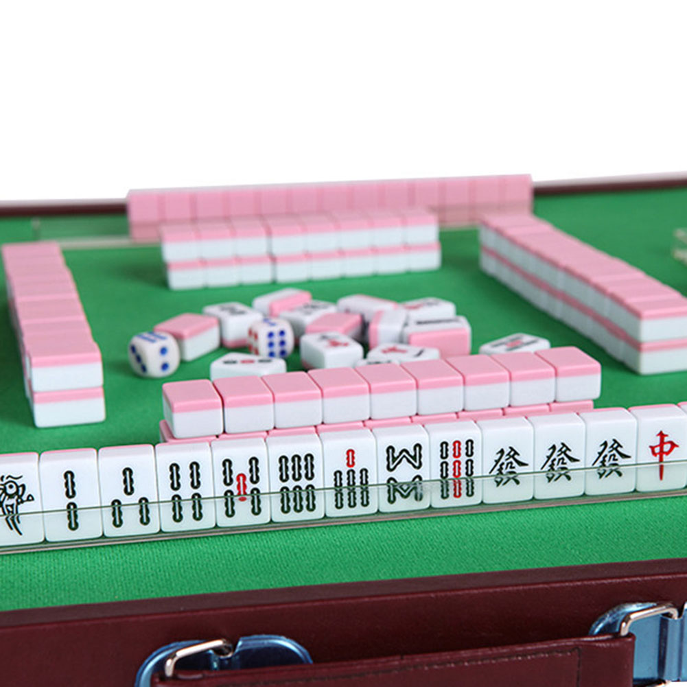 Mini Mahjong de viaje portátil - Board Game Organization reseña y precio