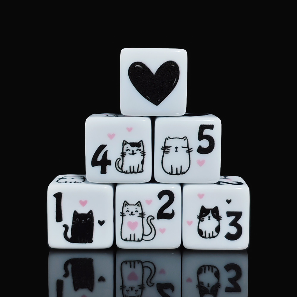 Juego de 12 dados de gato de 1 - Board Game Rpg reseña y precio
