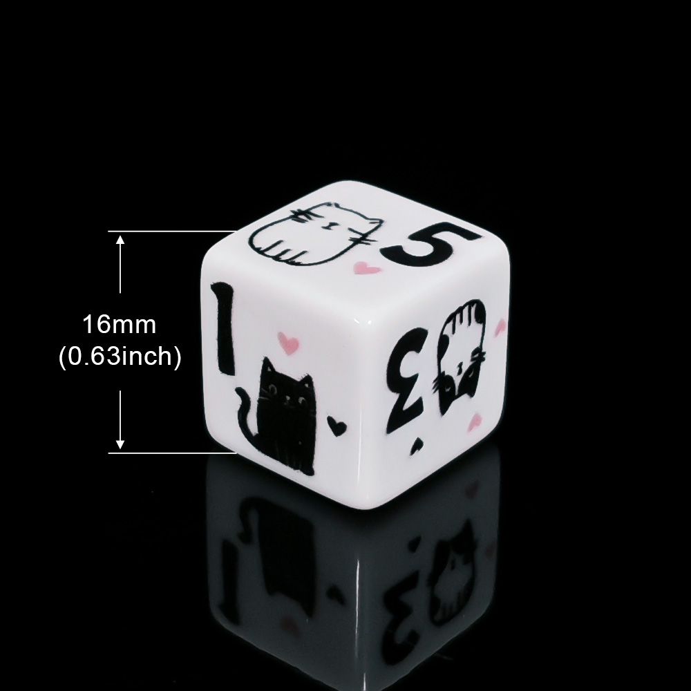 Juego de 12 dados de gato de 1 - Board Game Rpg reseña y precio