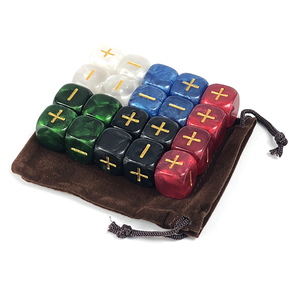 Dados Fate con bolsa 20 piezas - Board Game Live reseña y precio