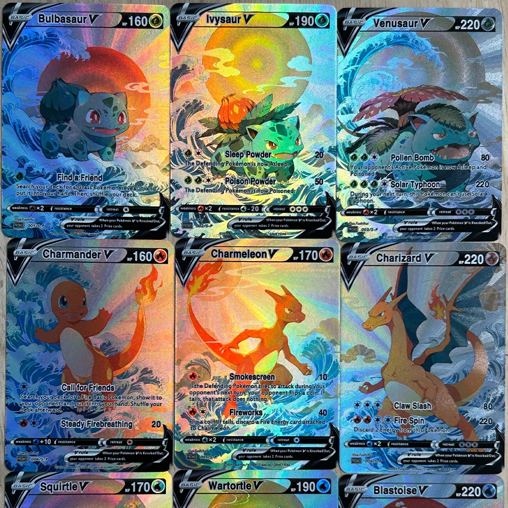 9 unids/set DIY Anime PTCG tar - Board Game Diy reseña y precio