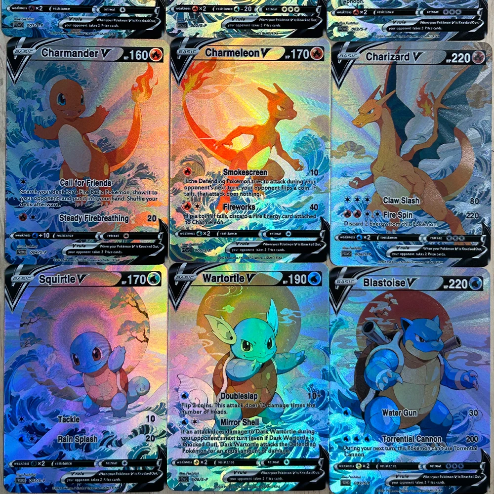 9 unids/set DIY Anime PTCG tar - Board Game Diy reseña y precio