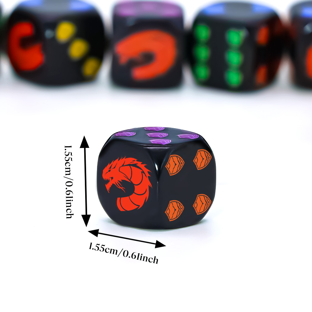 Juego de 6 dados poliédricos D - Board Game Rpg reseña y precio
