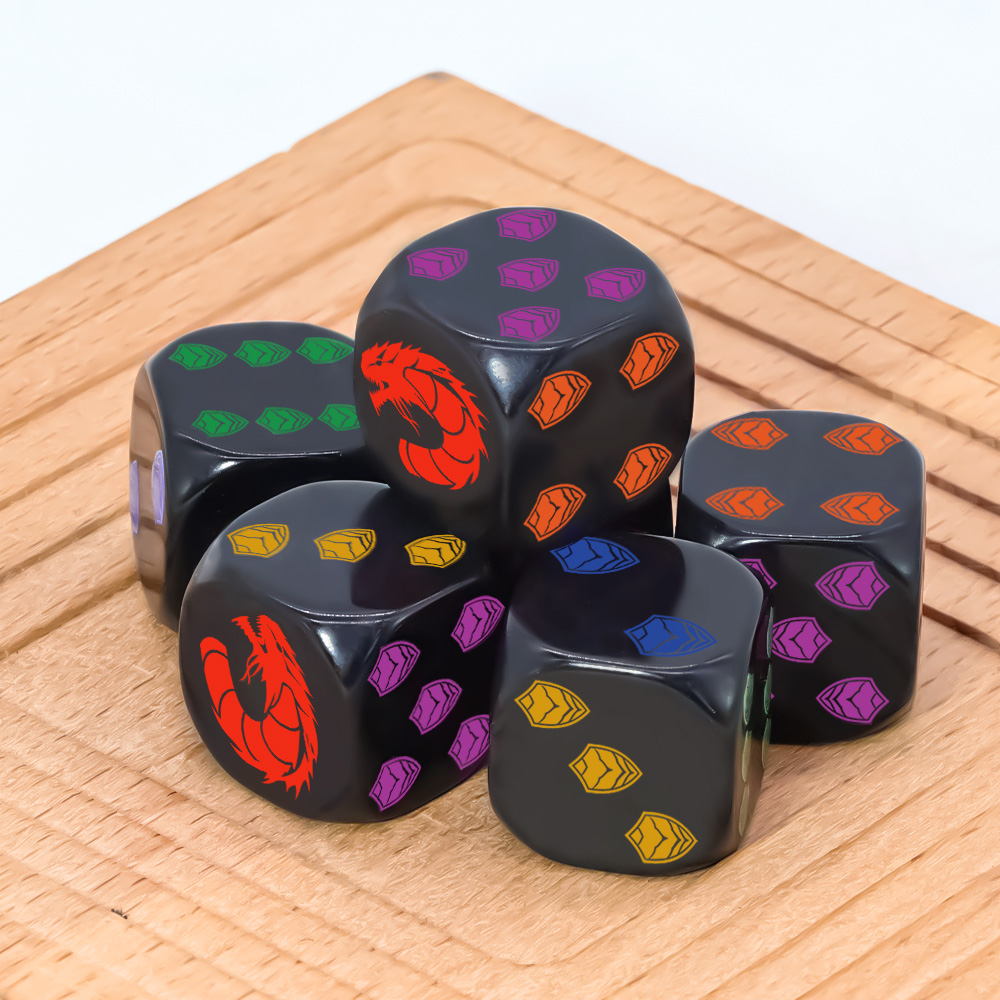 Juego de 6 dados poliédricos D - Board Game Rpg reseña y precio
