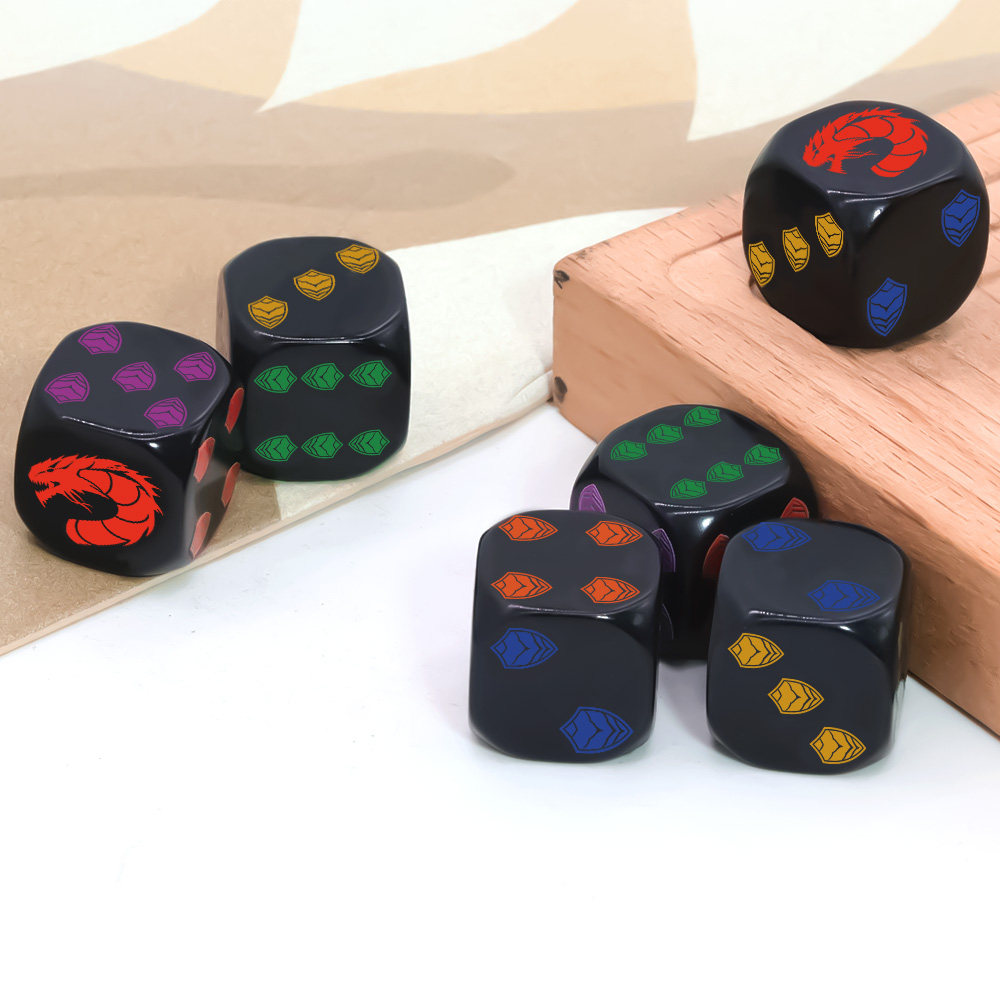 Juego de 6 dados poliédricos D - Board Game Rpg reseña y precio