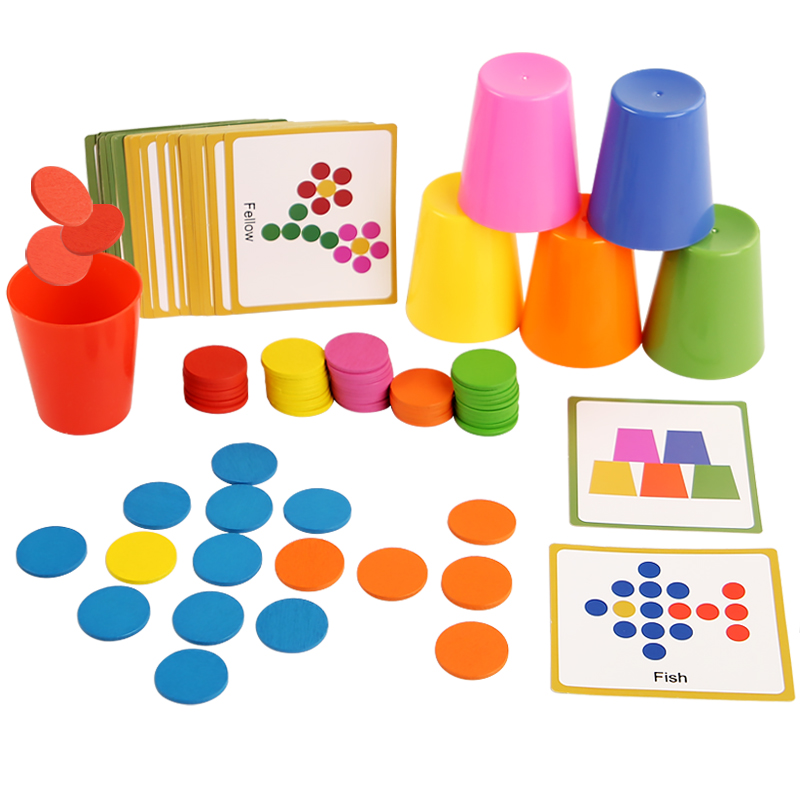 Juego de tazas apilables para  - Board Game Simple reseña y precio