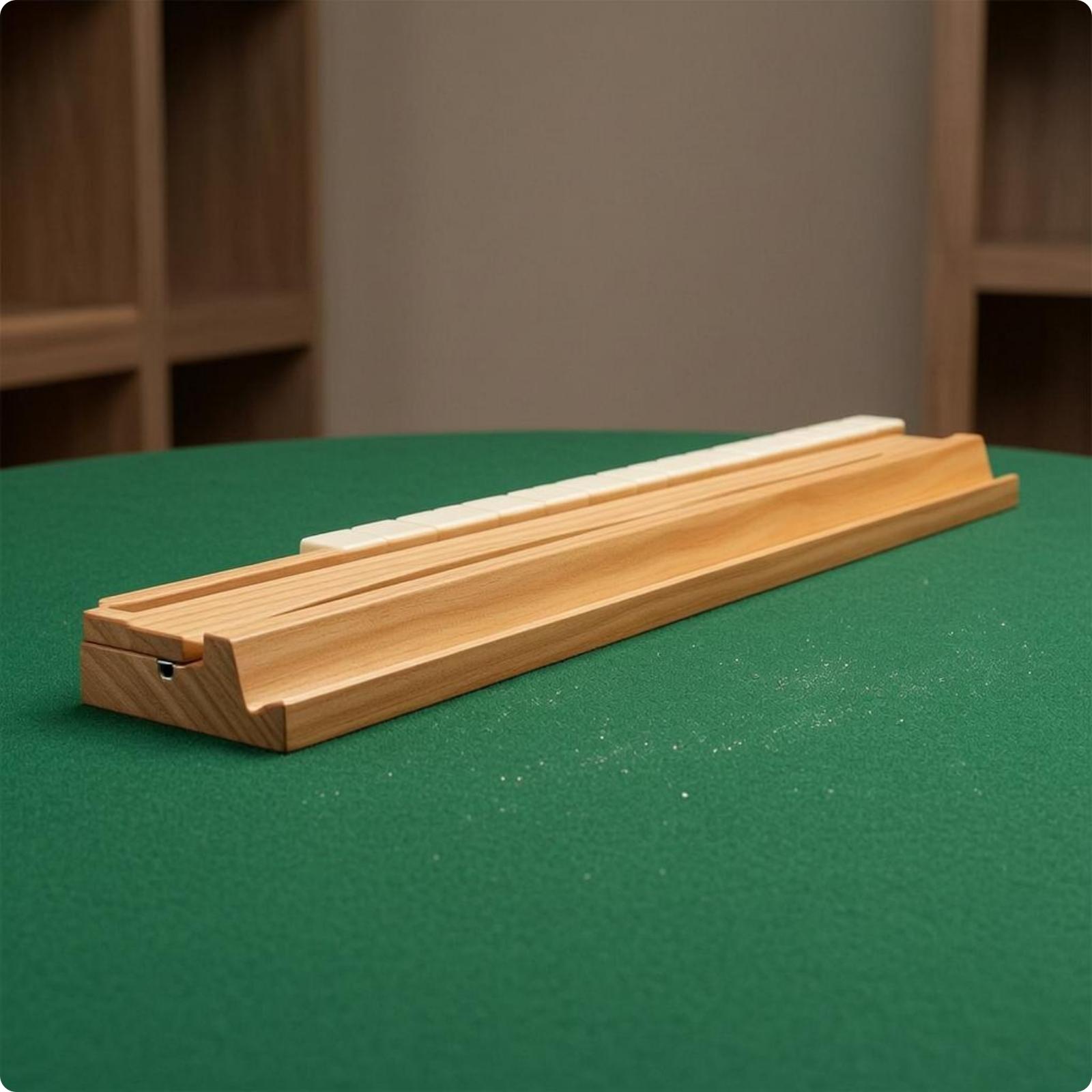 Soporte de madera sin terminar - Board Game Mahjong reseña y precio