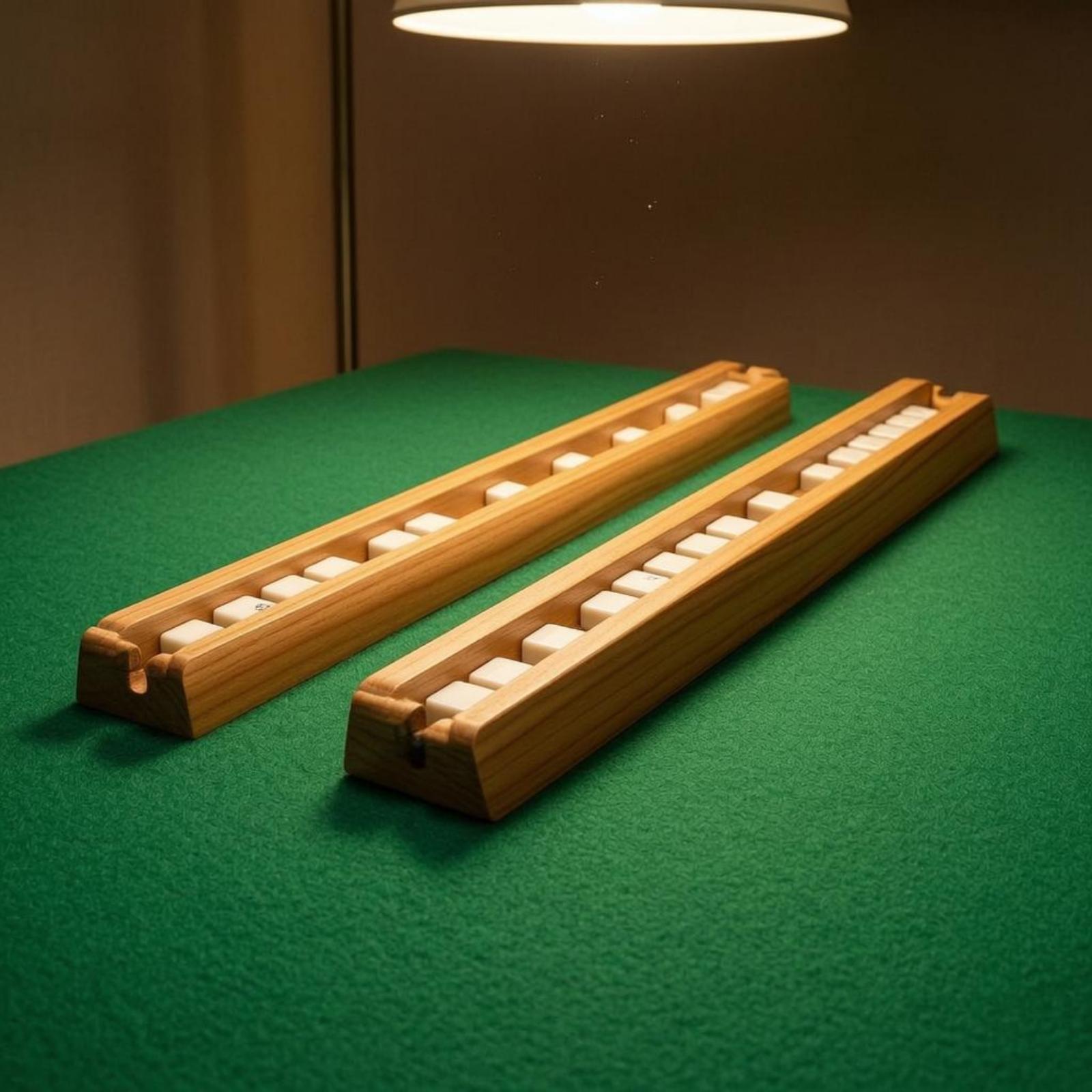 Soporte de madera sin terminar - Board Game Mahjong reseña y precio