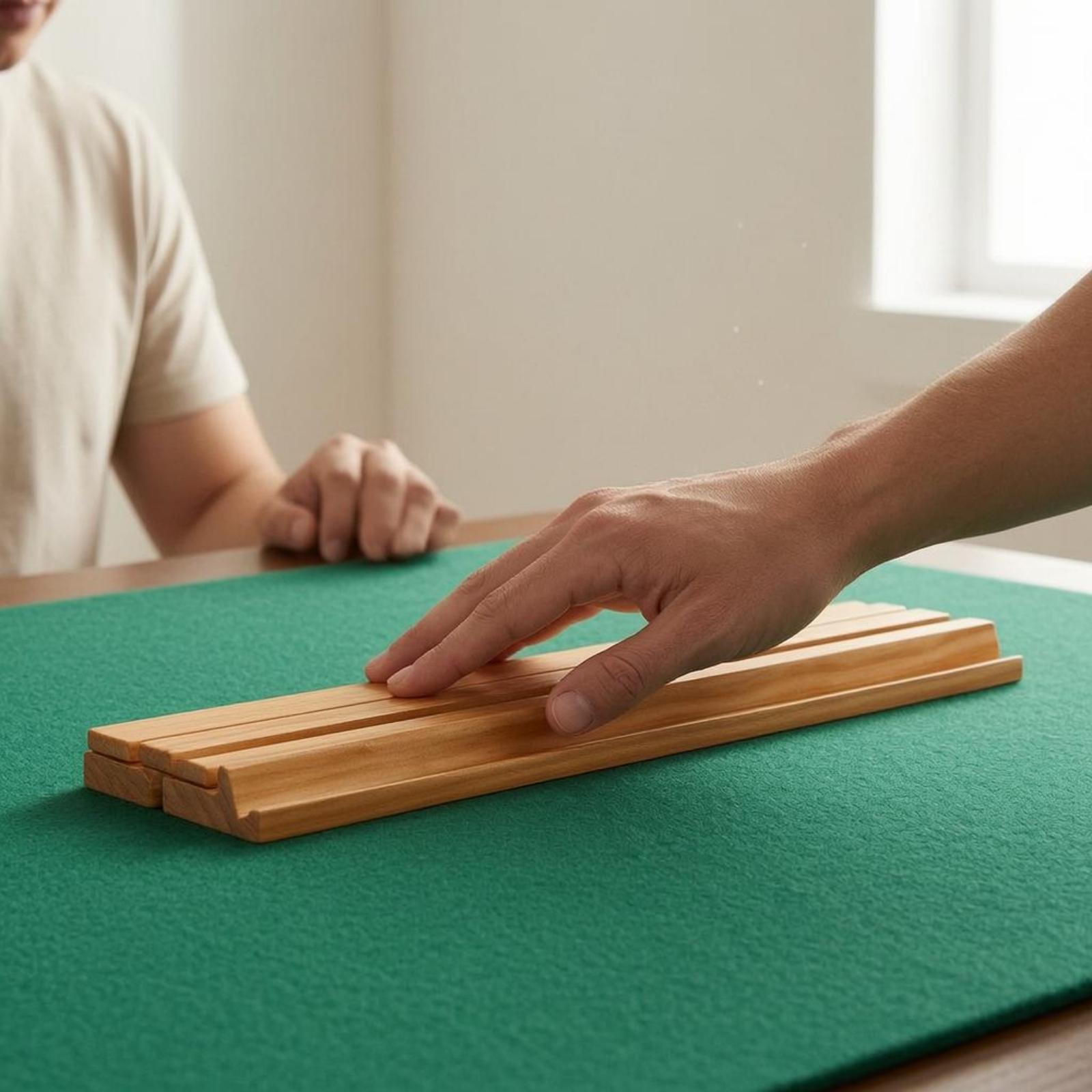 Soporte de madera sin terminar - Board Game Mahjong reseña y precio