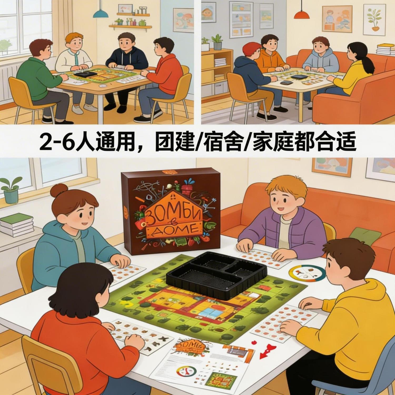 Juego de mesa con temática de  - Board Game Zombies reseña y precio