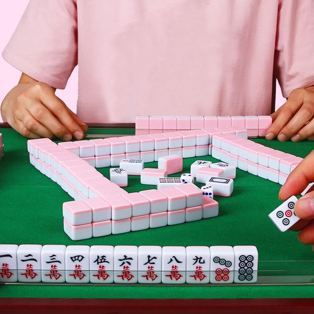 Mini juego de mesa tradicional - Board Game Mahjong reseña y precio
