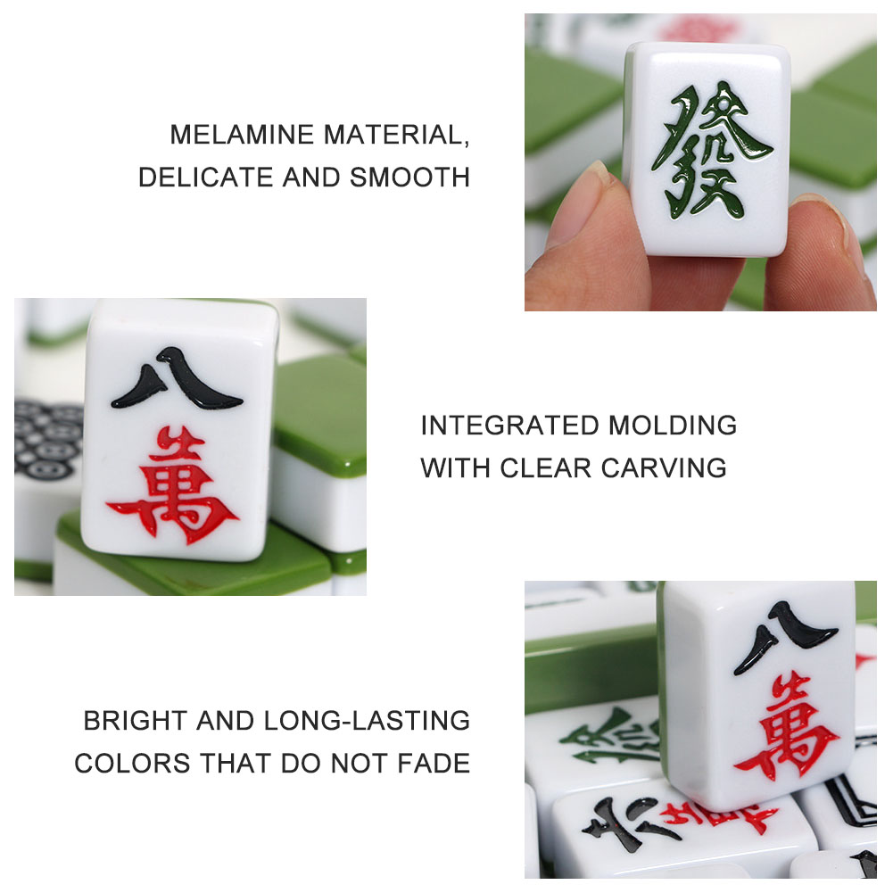 Mini juego de mesa tradicional - Board Game Mahjong reseña y precio